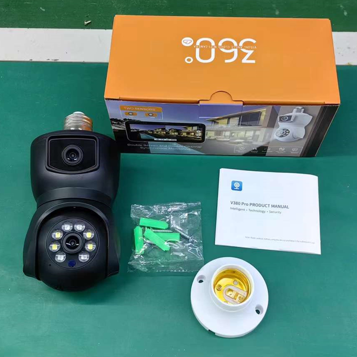 Baby Monitor Split Screen - 4 МП IP-камера-домофон с двумя объективами,