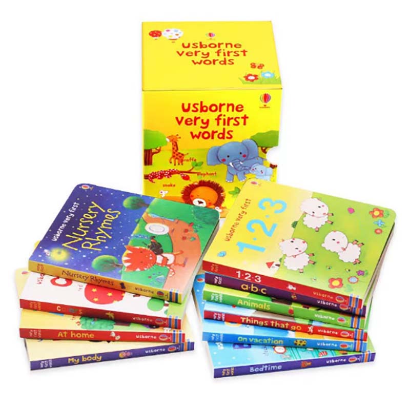 Baby Nursery Colors - Коллекция из 10 детских книг-картонок Usborne