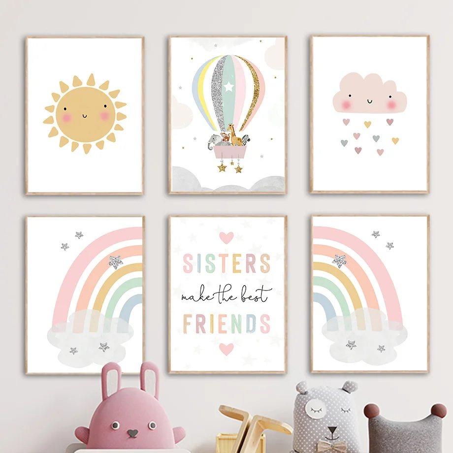 Baby Nursery Paintings - Постеры и принты с изображением жирафа,