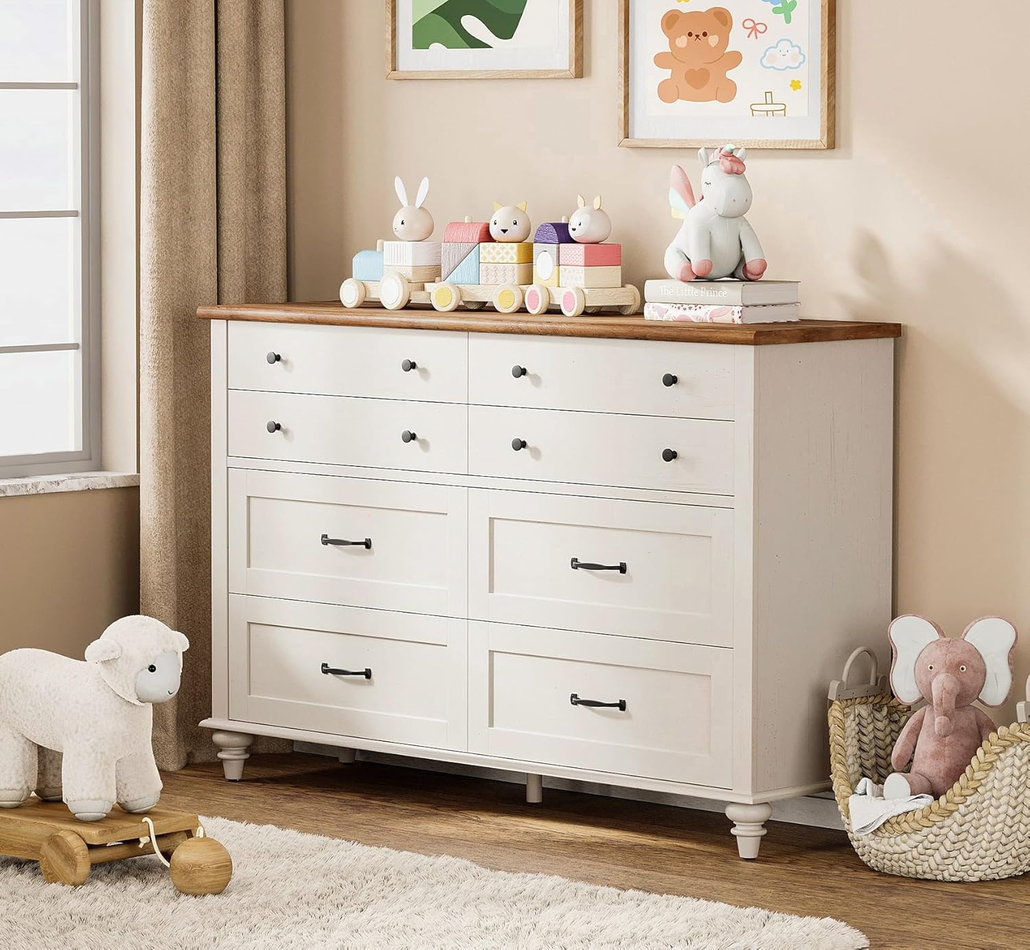 Baby Nursery Chest Of Drawers - Современный детский комод с 7 ящиками