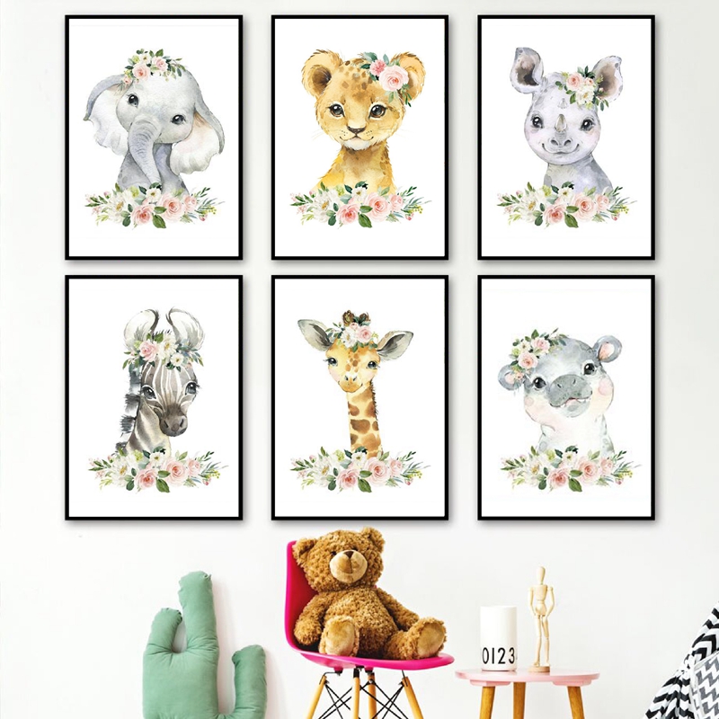 Постеры с цветочными узорами и – обзор и цена Baby Nursery Paintings