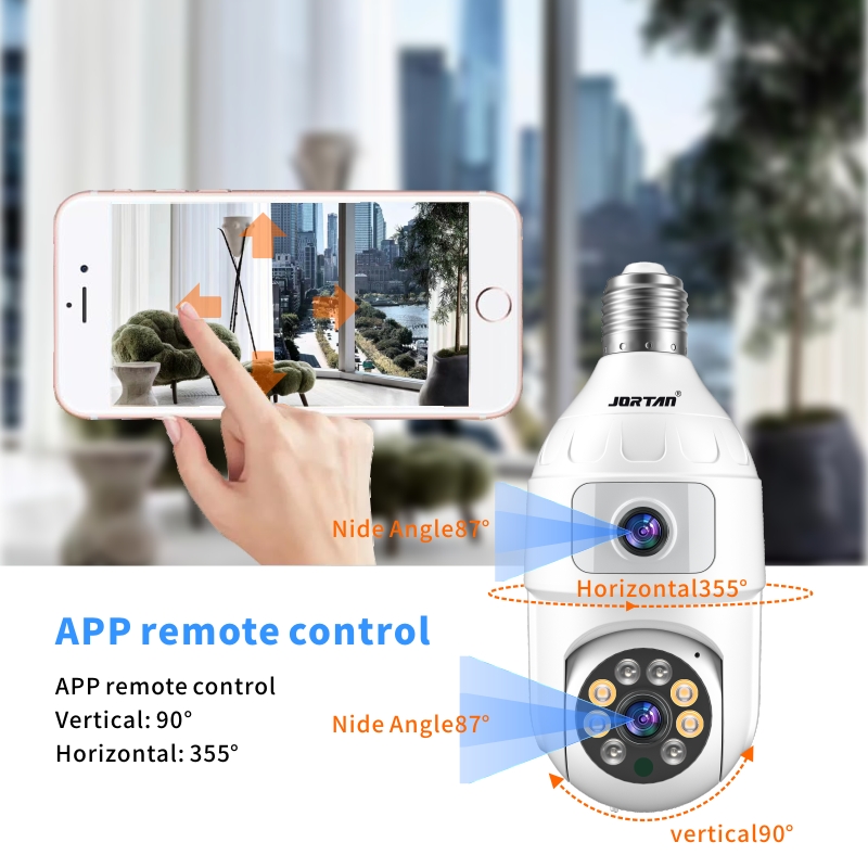 4MP лампа E27 с двумя объектив – обзор и цена Baby Monitor Split Screen