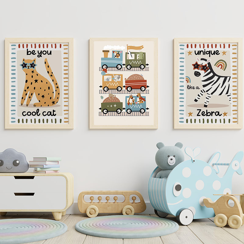 Забавные мультяшные животные:  – обзор и цена Baby Zebra Nursery