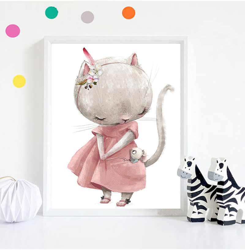 1 шт. безрамный декоративный х – обзор и цена Baby Nursery Paintings