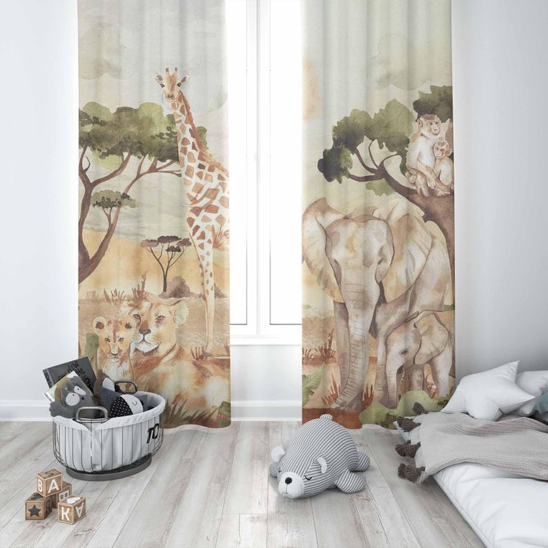 Шторы для мамы и ребенка, сафа – обзор и цена Baby Nursery Curtains