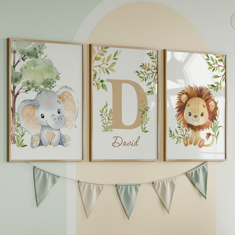 Лев, слон, жираф, обезьяна, зе – обзор и цена Baby Zebra Nursery