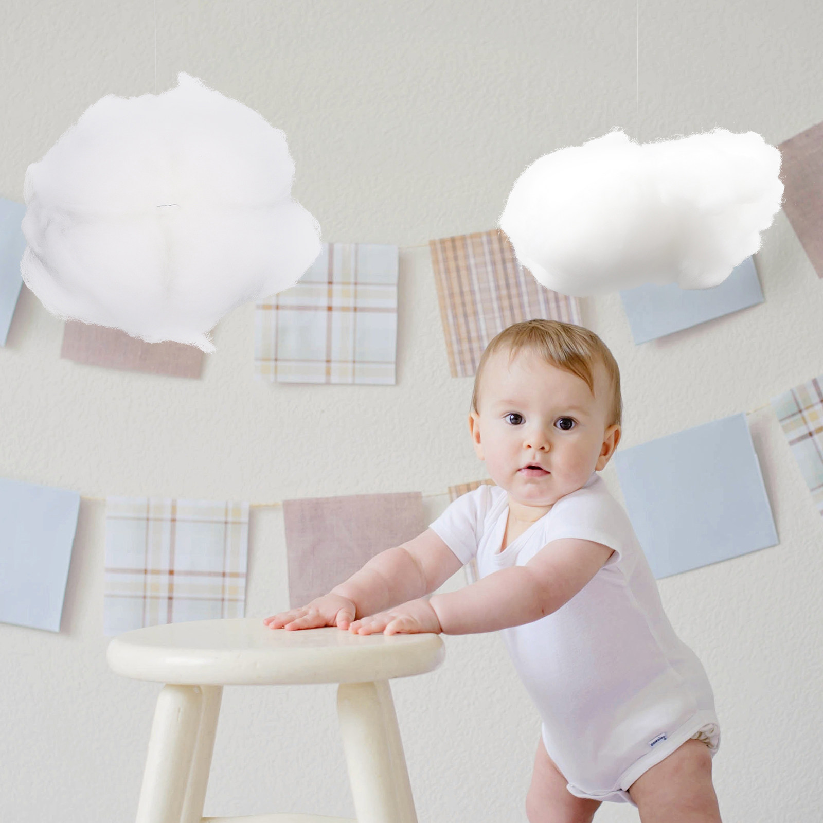 Набор из 4 подвесных украшений – обзор и цена Baby Nursery Colors