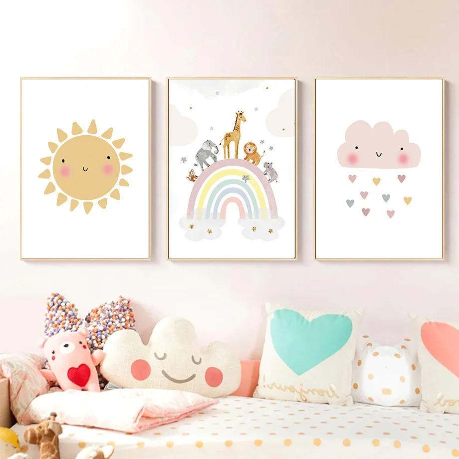 Постеры и принты с изображение – обзор и цена Baby Nursery Paintings