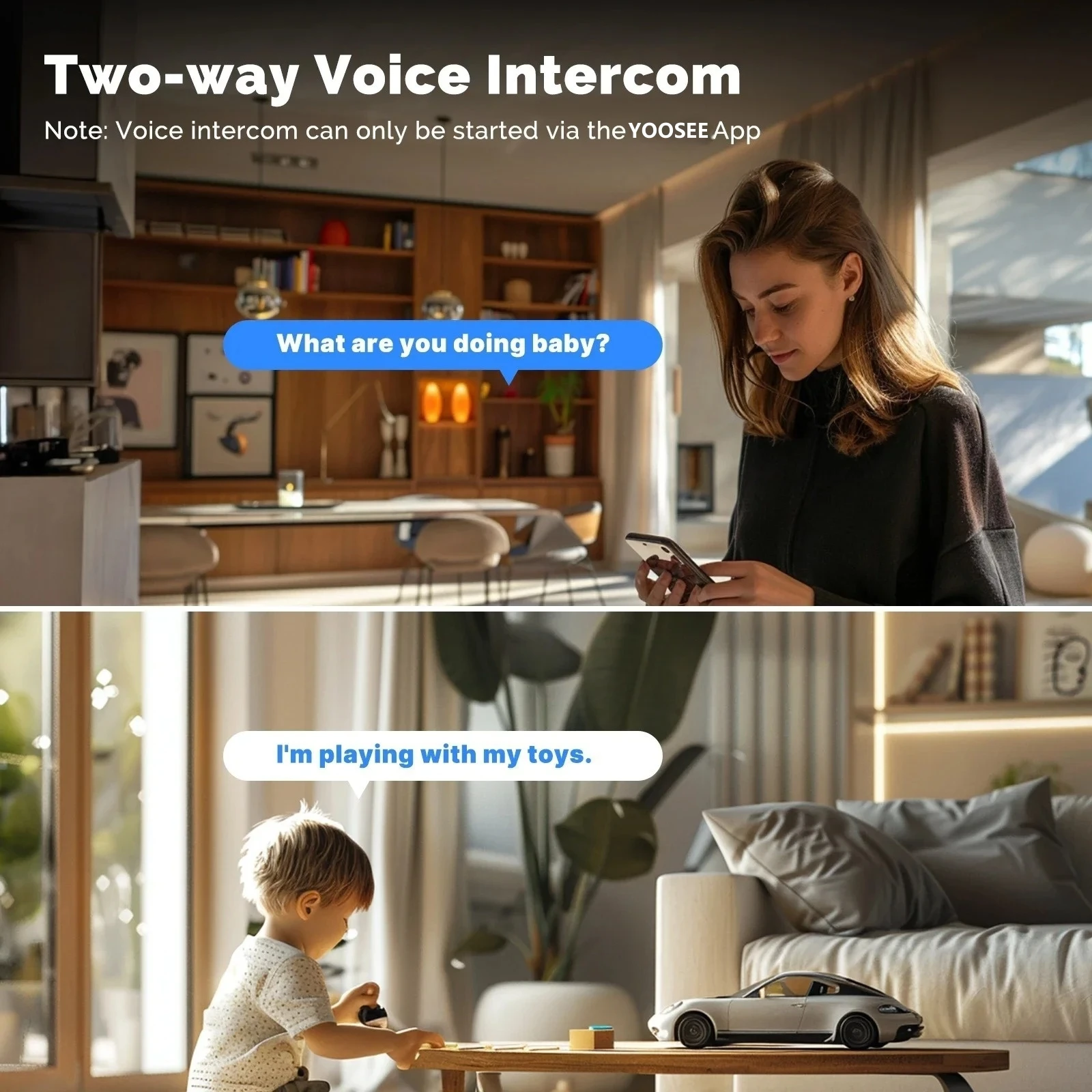 8-мегапиксельная Wi-Fi IP-каме – обзор и цена Baby Monitor Split Screen