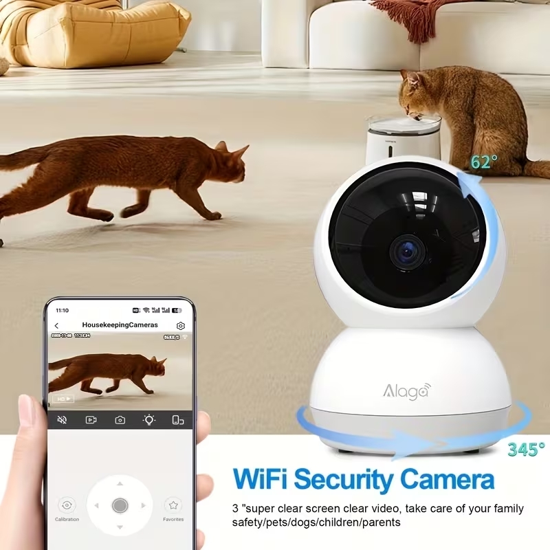 Умная Wi-Fi камера видеонаблюд – обзор и цена Baby Monitor Split Screen