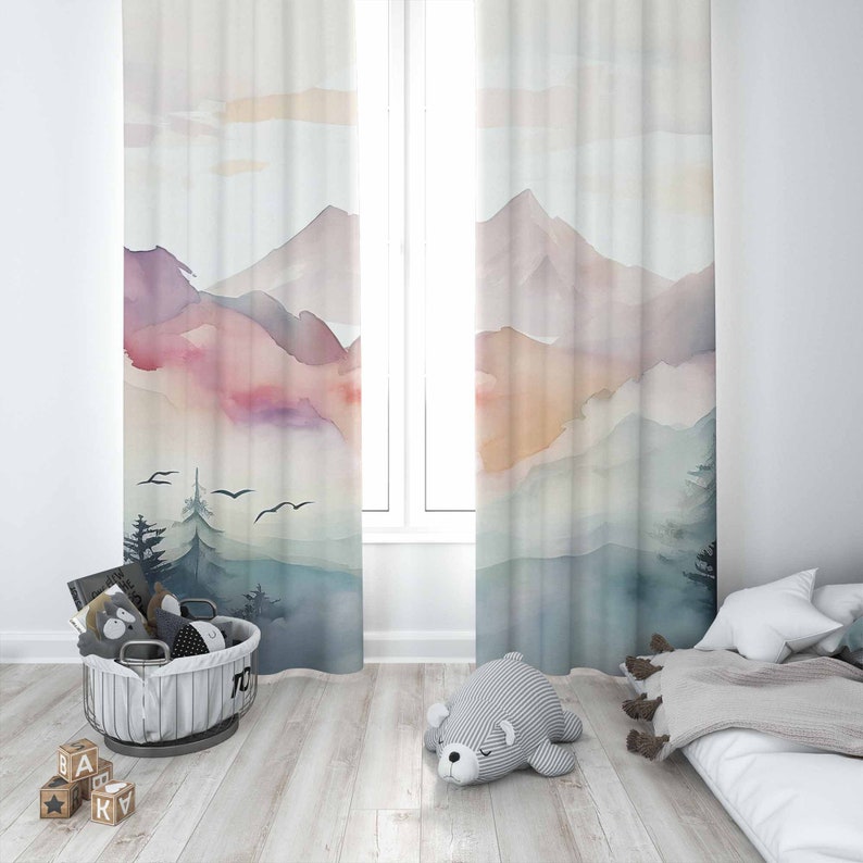 Занавеска для детской комнаты  – обзор и цена Baby Nursery Curtains