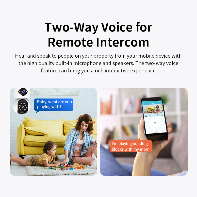 YI Lot APP 4MP двойной объекти – обзор и цена Baby Monitor Split Screen