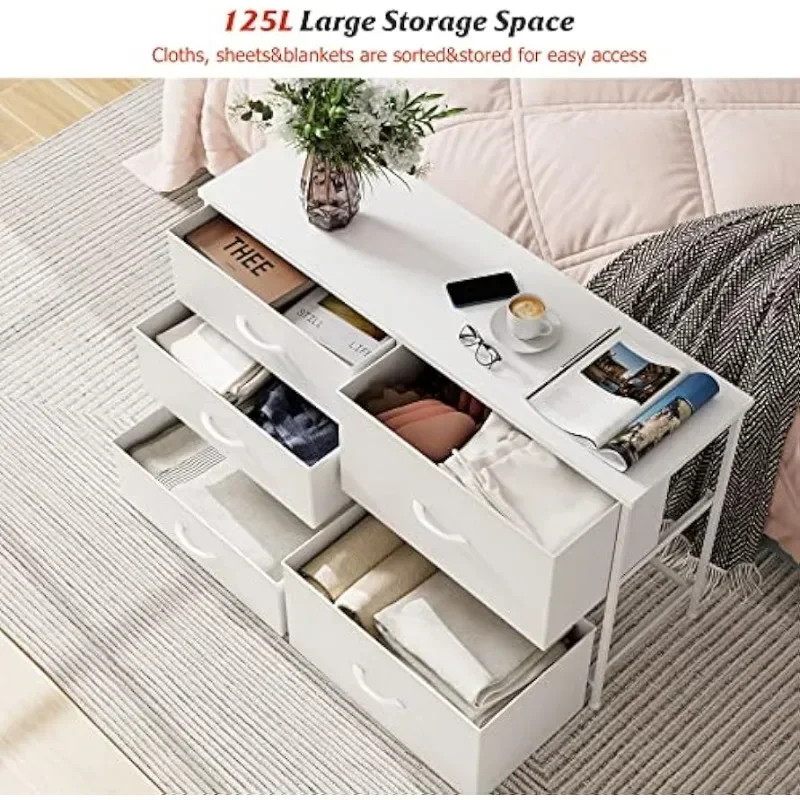 Белый комод для спальни с 5-мя – обзор и цена Baby Nursery Chest Of Drawers