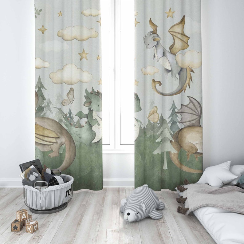 Детские шторы с изображением м – обзор и цена Baby Nursery Curtains
