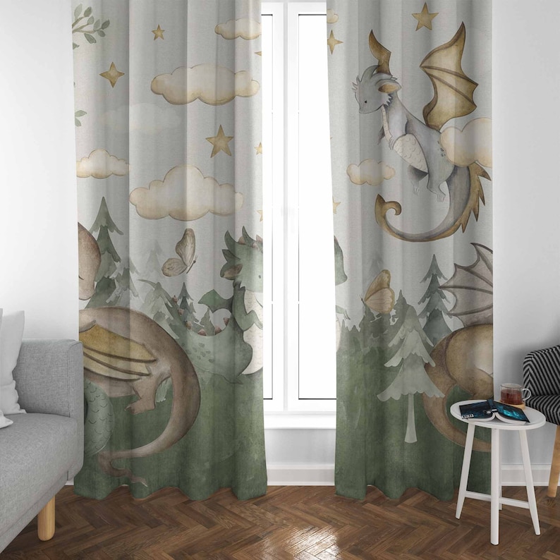 Детские шторы с изображением м – обзор и цена Baby Nursery Curtains