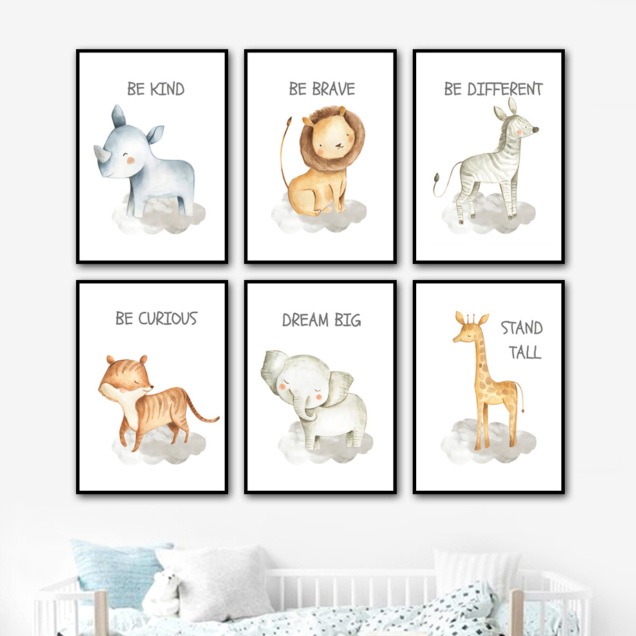 Детская настенная живопись на  – обзор и цена Baby Zebra Nursery