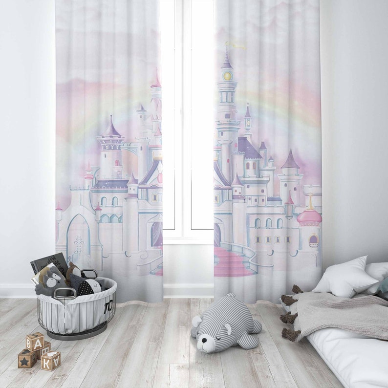 Замок принцессы, детская занав – обзор и цена Baby Nursery Curtains