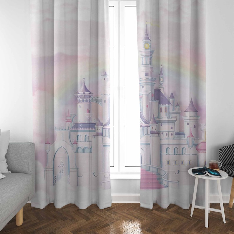 Замок принцессы, детская занав – обзор и цена Baby Nursery Curtains