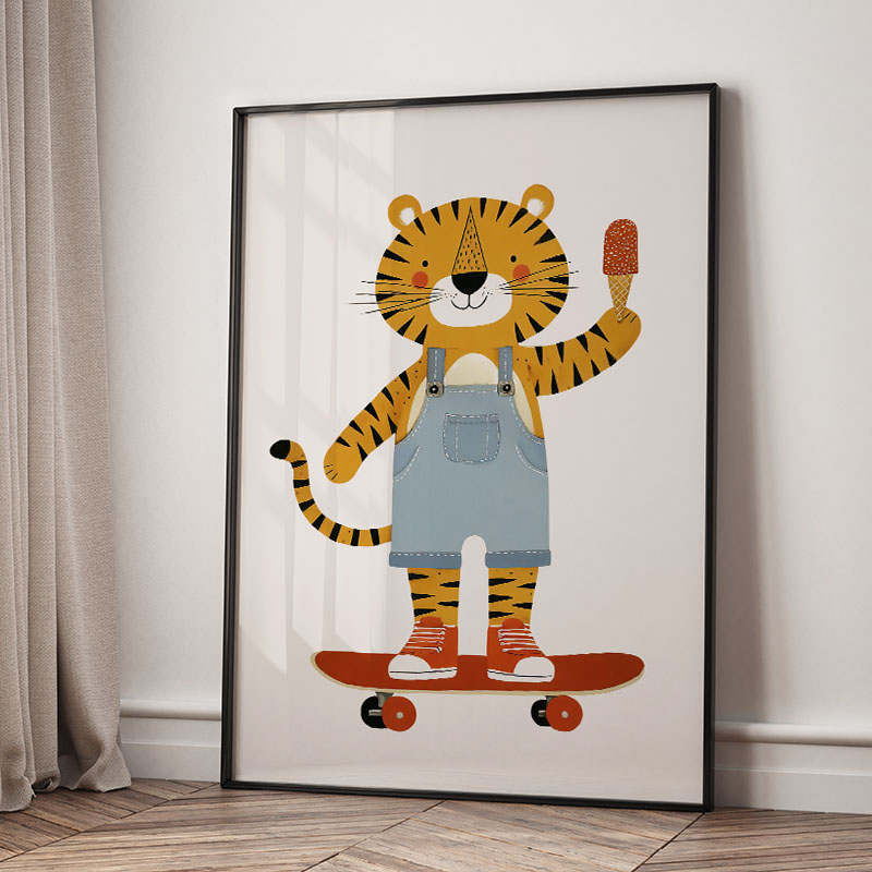 Забавные мультяшные животные:  – обзор и цена Baby Nursery Paintings