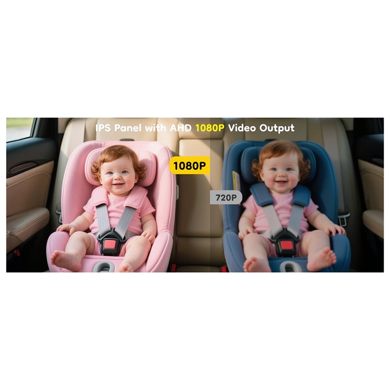 Автомобильная камера для двух  – обзор и цена Baby Monitor Split Screen