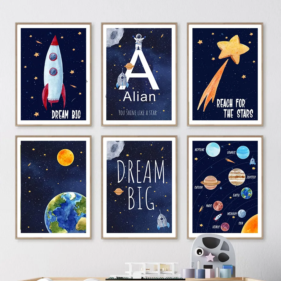Картина на холсте с индивидуал – обзор и цена Baby Nursery Paintings