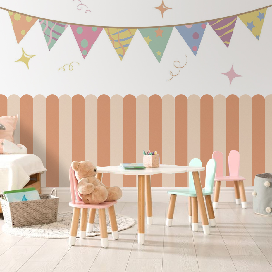 Многоцветные обои с дугой в ве – обзор и цена Baby Nursery Pictures