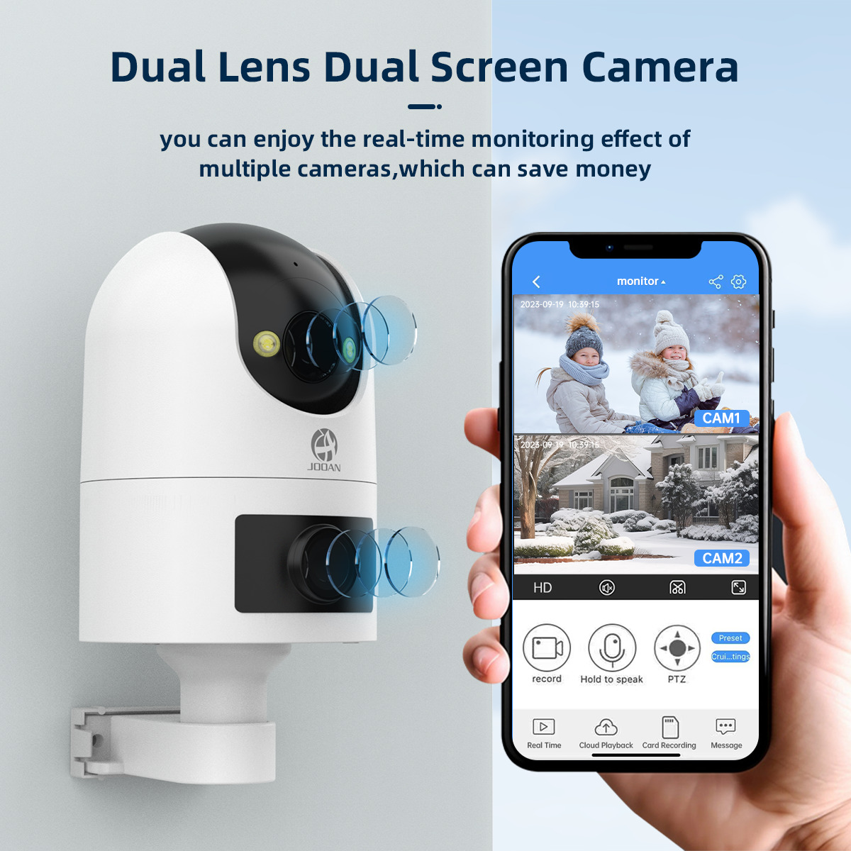 4K PTZ IP-камера, уличная водо – обзор и цена Baby Monitor Split Screen